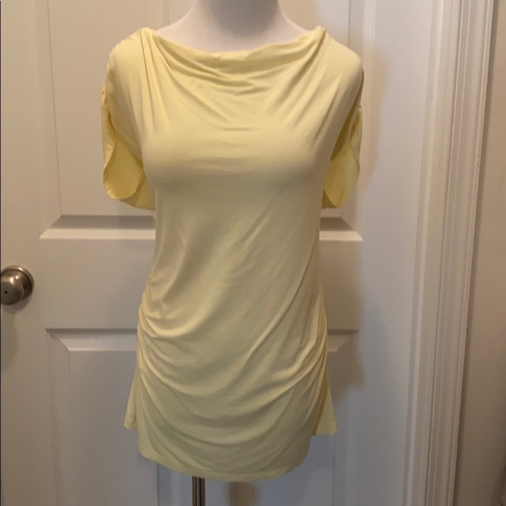 NY&Co Cowl Neck Capped Sleeve top